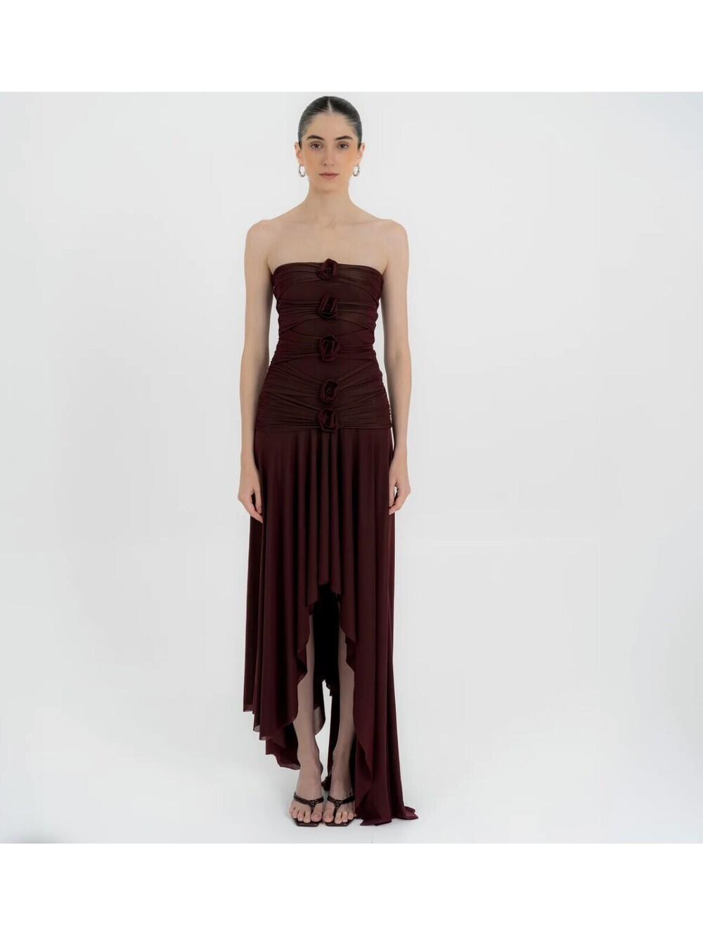 Maygel Coronel Andi Dress Size S/M Vino NEW